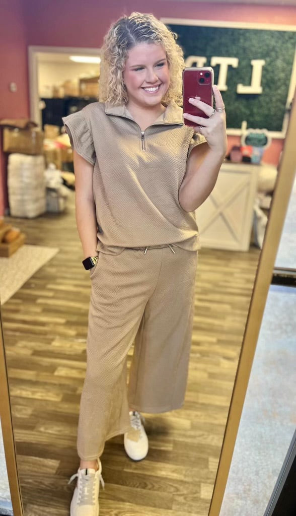 Brown Pants Set