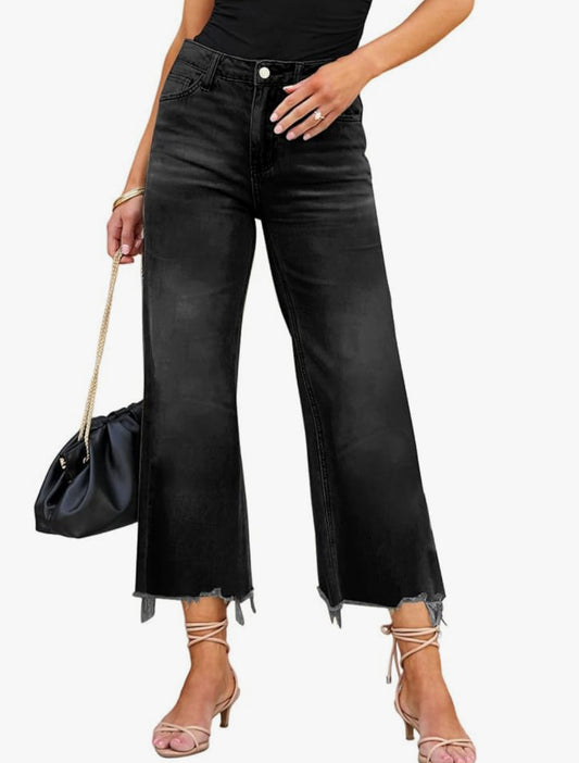 Black Risen Jeans