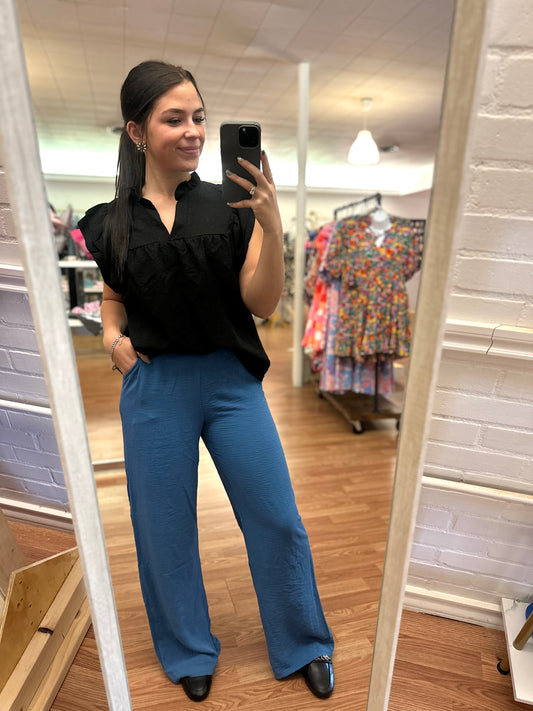 Blueberry Flare Pants