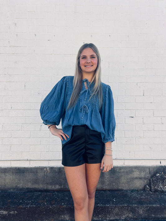 Denim Blouse