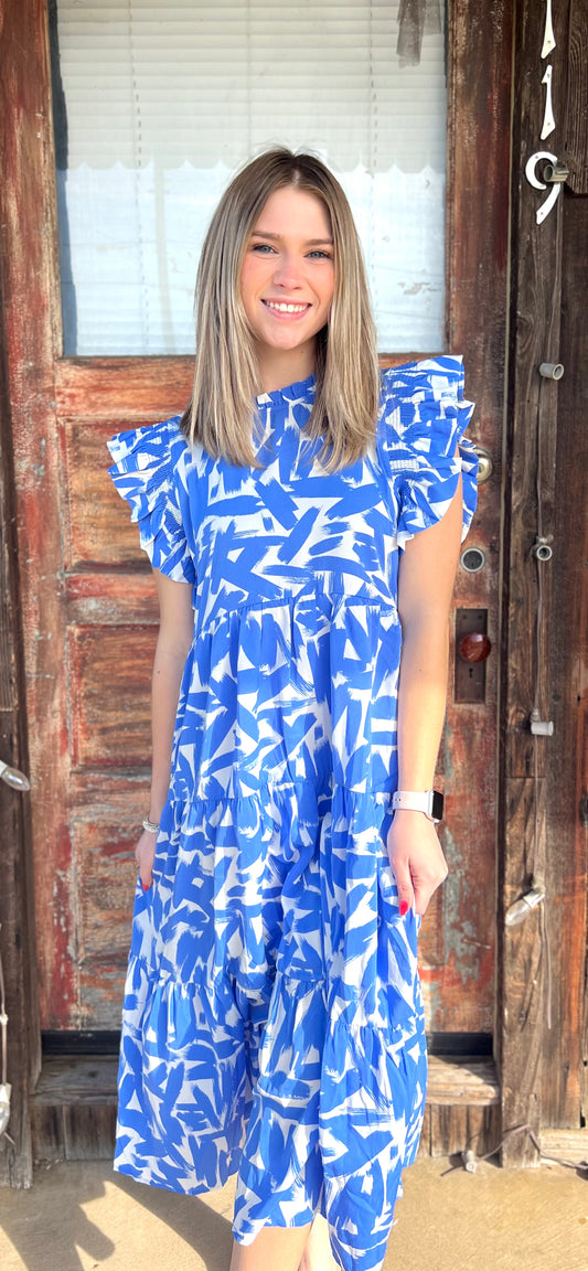 Blue Maxi Dress