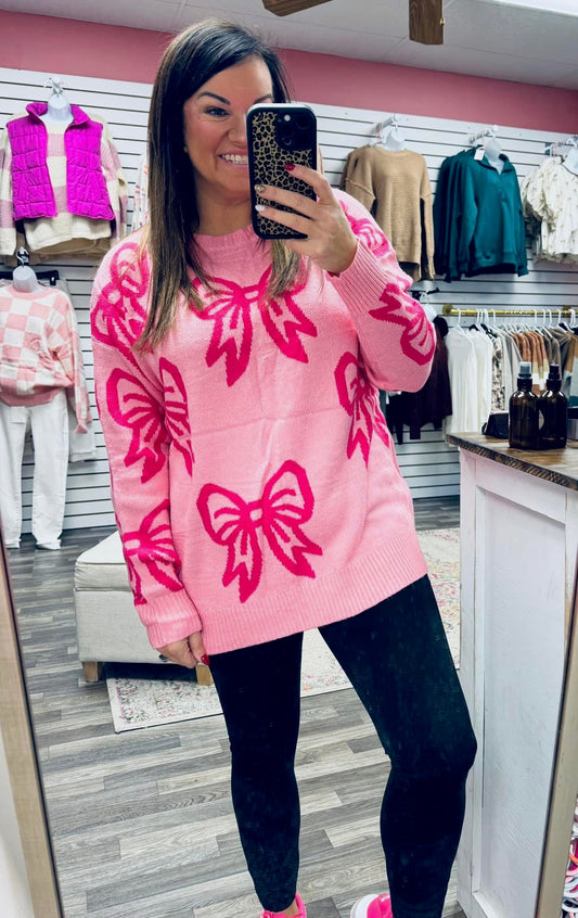 Aria Bow Sweater